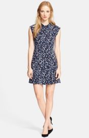 Rebecca taylor leopard dress