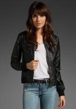 WornOnTV: Robin’s black leather jacket with brown skirt on How I met ...