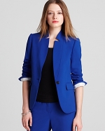 WornOnTV: Jane’s cobalt blue jacket on Happy Endings | Eliza Coupe ...