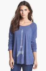 upside down eiffel tower shirt