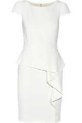 WornOnTV: Katrina’s white cap sleeve peplum dress on Suits | Amanda ...
