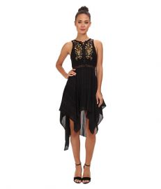 WornOnTV: Karma’s black embroidered lace-up dress on Faking It | Katie ...