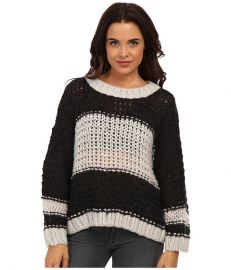 WornOnTV: Mandy’s black and white colorblocked knit sweater on Last Man ...