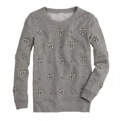 WornOnTV: Mindy’s grey embellished sweater and elephant print ...