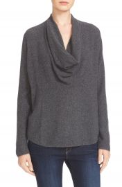 Wornontv Hilary S Grey Cowl Neck Sweater On The Young And The