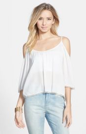 WornOnTV: Paige’s white cold-shoulder top on Days of our Lives | True O ...