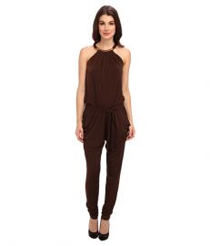 michael kors brown jumpsuit