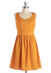 WornOnTV: Penny’s yellow v-neck dress on Glee | Clothes and Wardrobe ...
