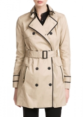 WornOnTV: Spencer’s trench coat with black leather trim on Pretty ...