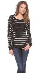 WornOnTV: Britta’s navy striped and ribbed sweater on Community ...
