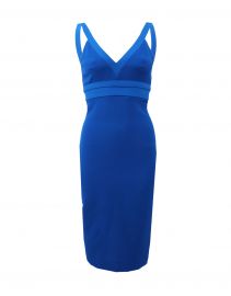 WornOnTV: Felicity’s blue v-neck ‘couture’ dress on Arrow | Emily Bett ...