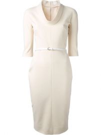WornOnTV: Donna’s white rolled neck dress on Suits | Sarah Rafferty ...