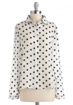 WornOnTV: Leslie’s white polka dot blouse on Parks and Recreation | Amy ...