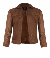 WornOnTV: Emery’s tan jacket with leather sleeves on Star-Crossed ...